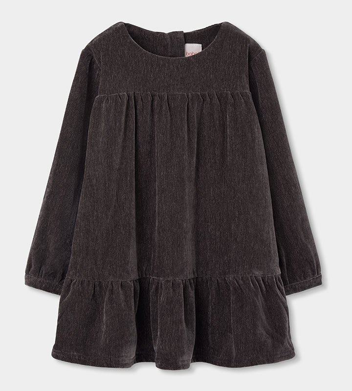 VESTIDO VELUDO BOBOLI