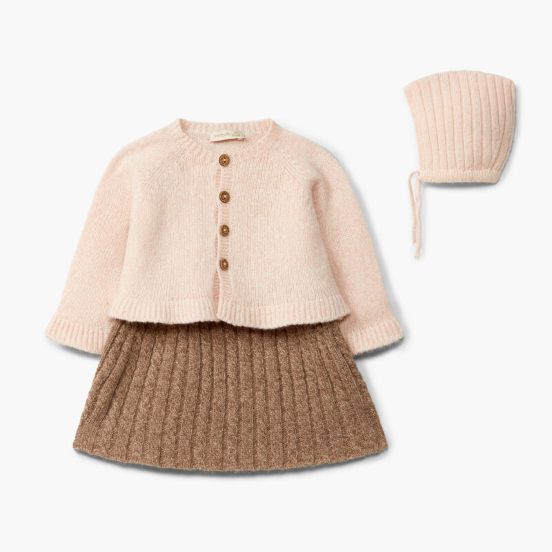 BOLERO TRICOTADO EM LÃ MERINO WEDOBLE